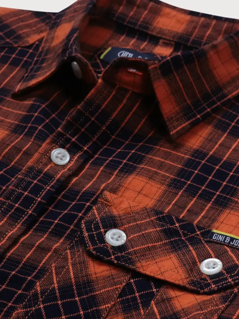 Gini And Jony Boys Solid Cotton Shirt