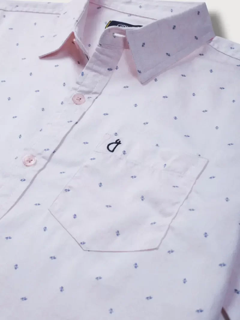 Gini And Jony Boys Solid Cotton Shirt