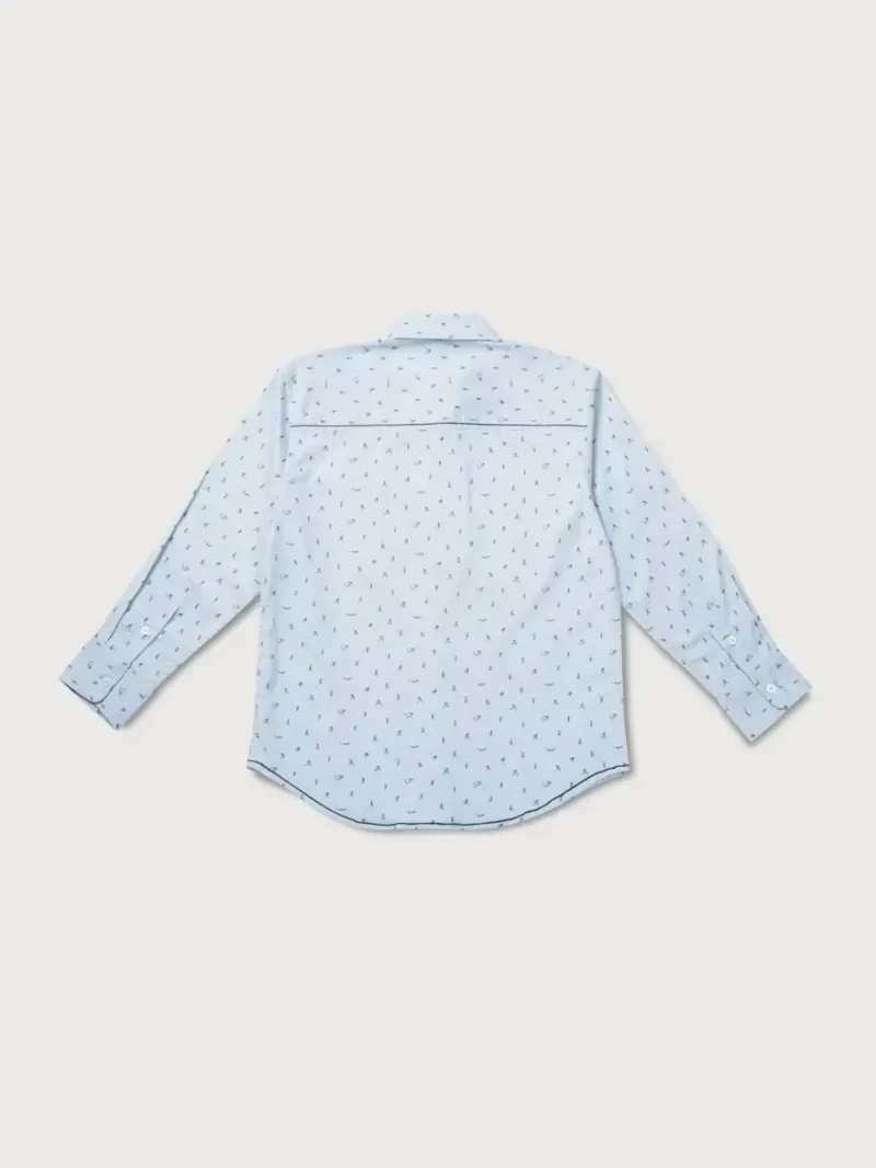 Gini And Jony Boys Solid Cotton Shirt
