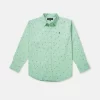 Gini And Jony Boys Solid Cotton Shirt