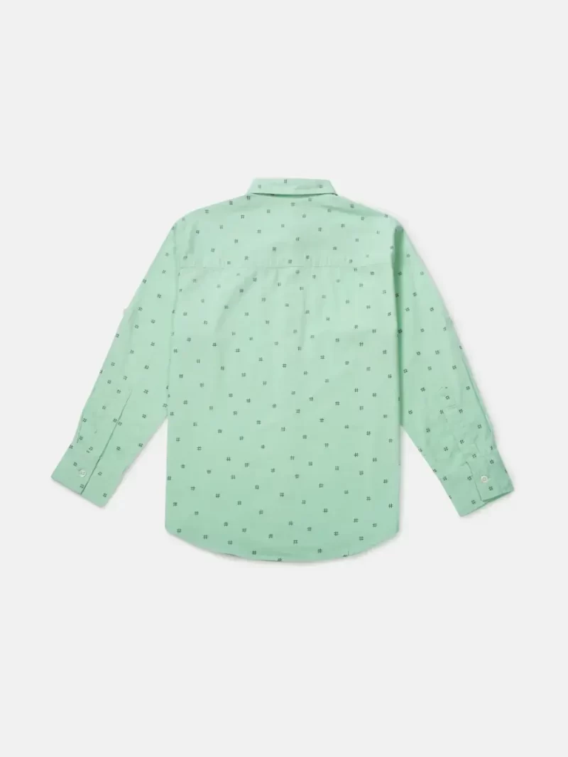 Gini And Jony Boys Solid Cotton Shirt