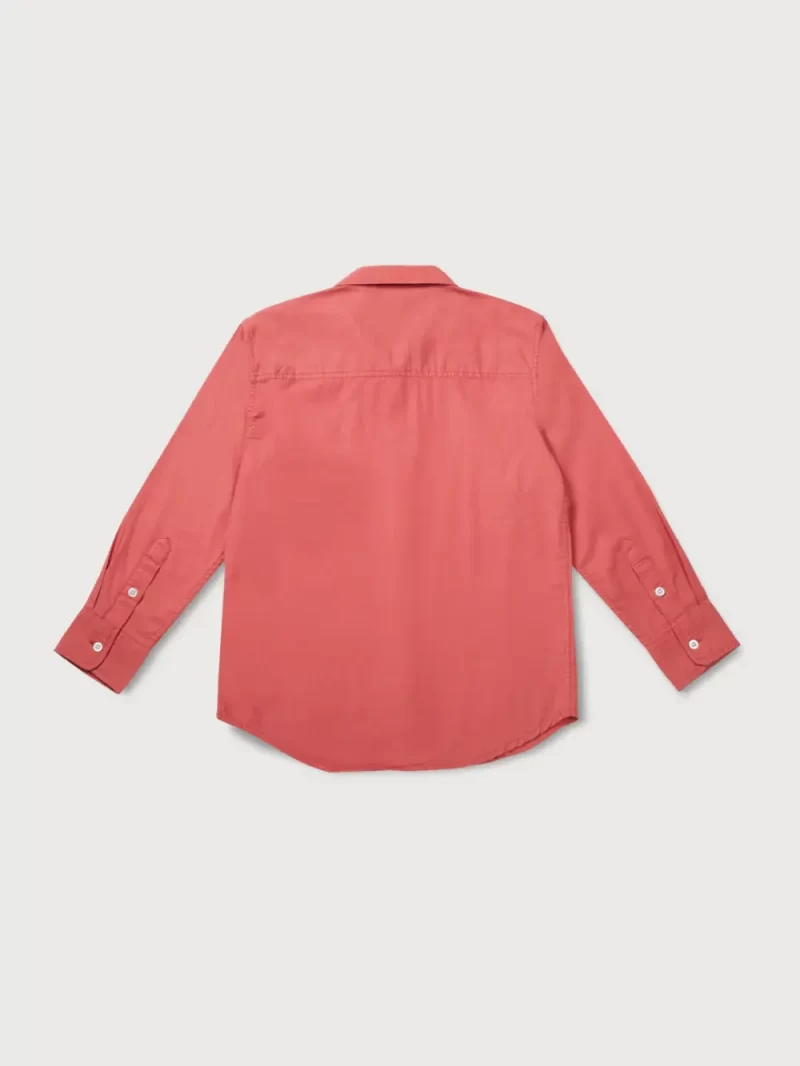 Gini And Jony Boys Solid Cotton Shirt