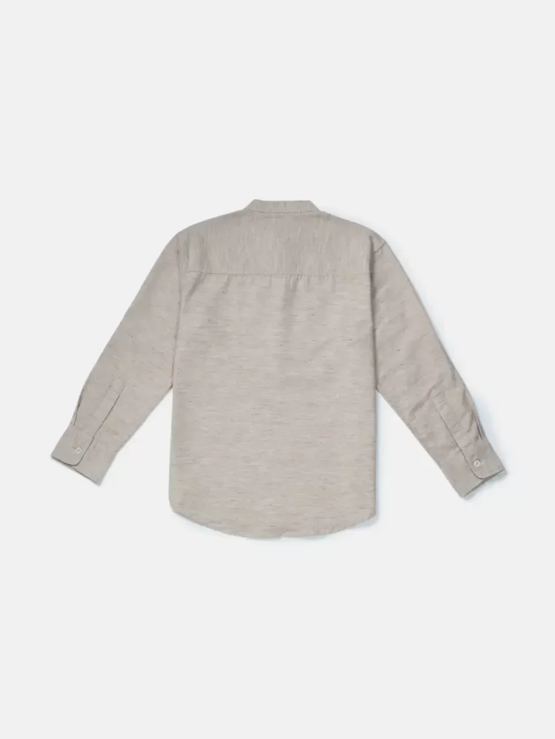 Gini And Jony Boys Solid Cotton Shirt