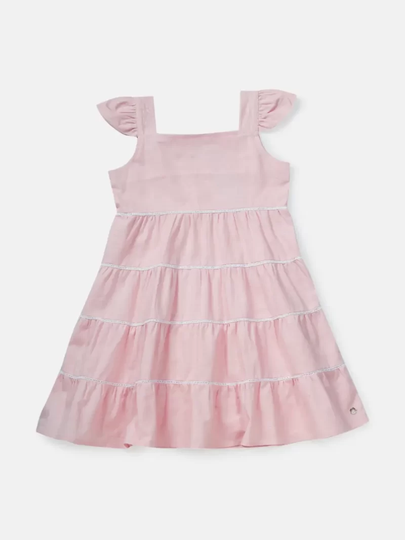 Gini & Jony Girls Pink Dress