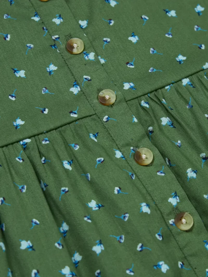 Baby Girls Casual Polyester Blend Blouson Top