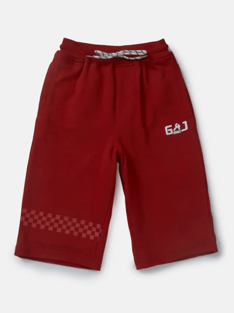 Gini & Jony Boys Red Bermuda