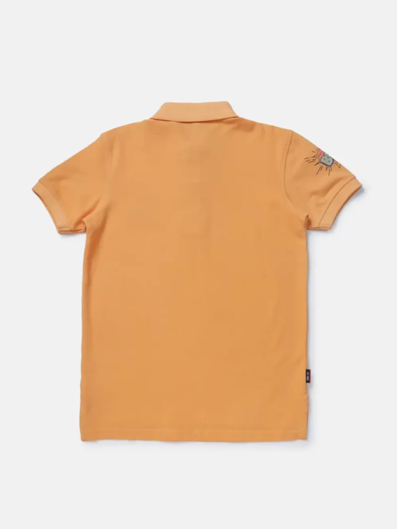 Gini & Jony Boys Orange Polo T-Shirt