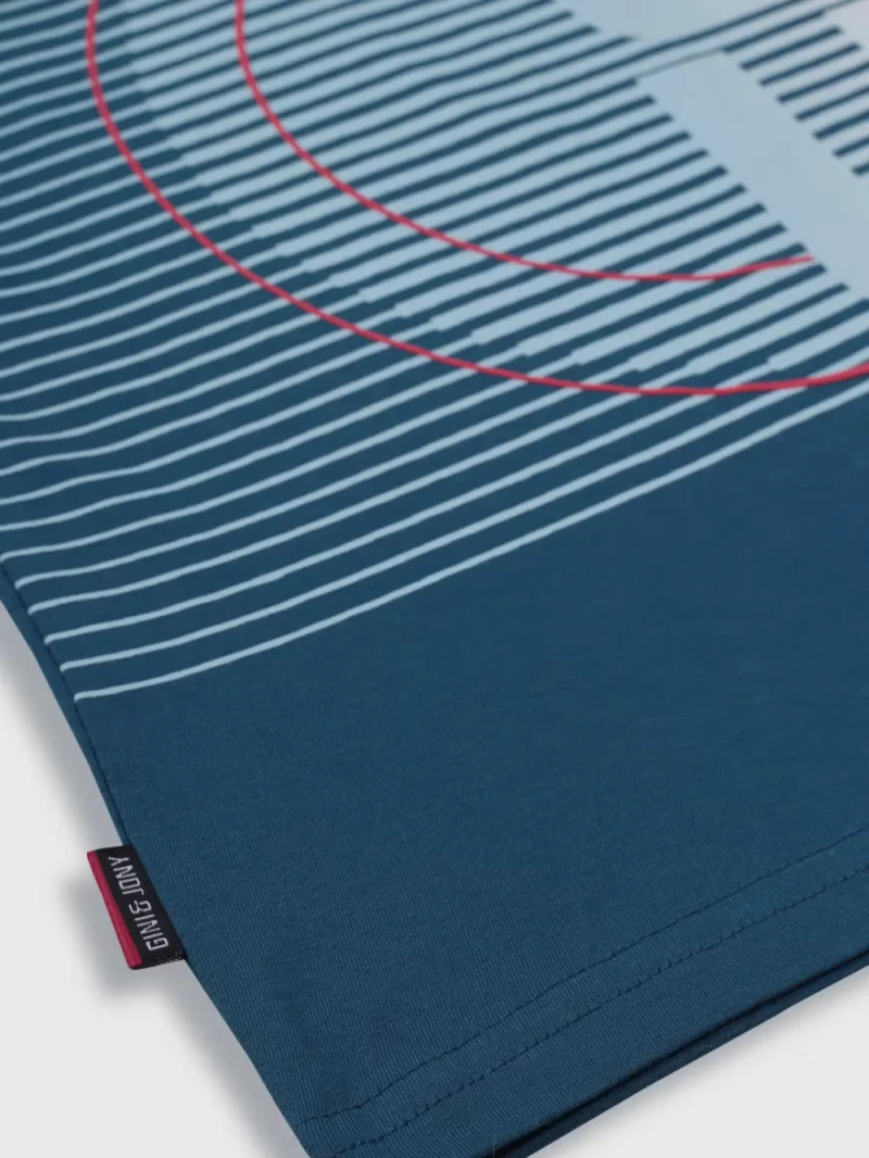 Gini And Jony Boys Blue Graphic Print Cotton T-Shirt Full Sleeves