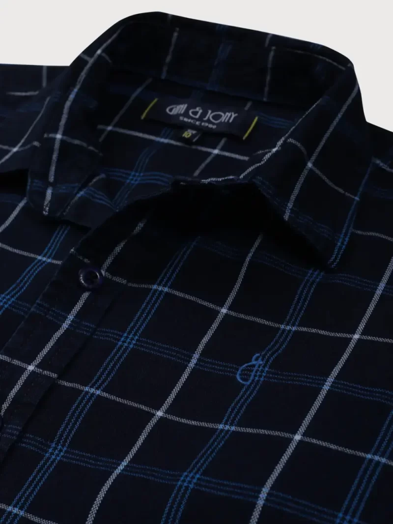 Gini & Jony Cotton Collared Neck Half Sleeve Shirt