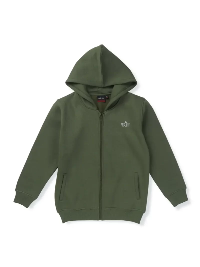 Boys Printed Fleece Knits Jacket