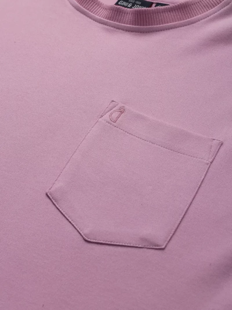 Gini & Jony Boys Pink Solid Sweatshirt