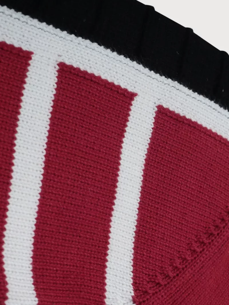 Gini And Jony Boys Black Color Block Acrylic Sweater Full Sleeves