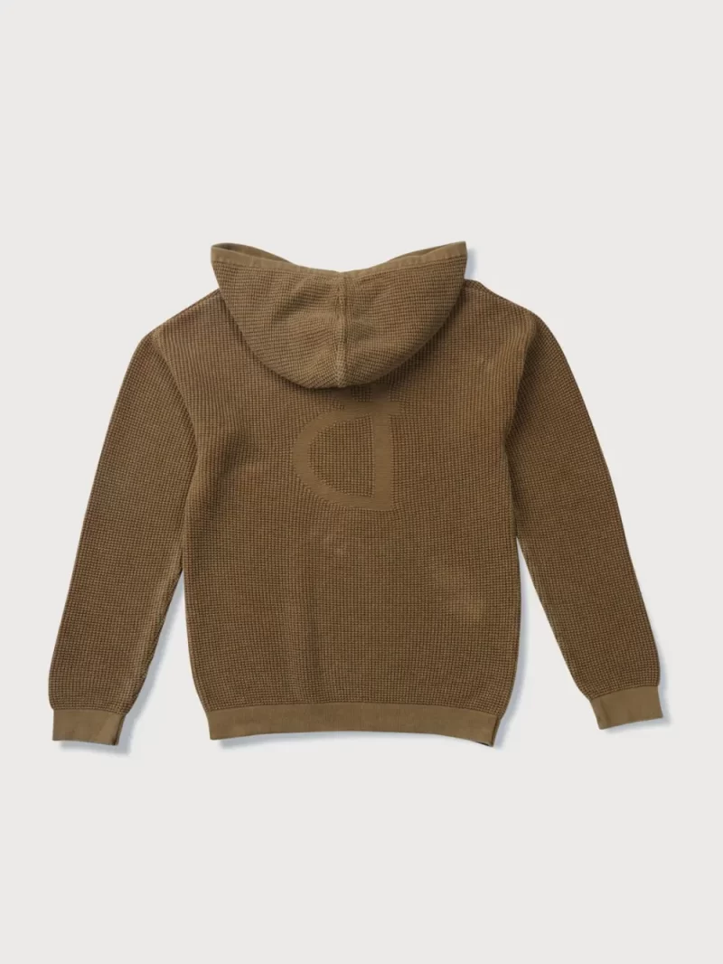 Gini And Jony Boys Brown Solid Acrylic Sweater Full Sleeves