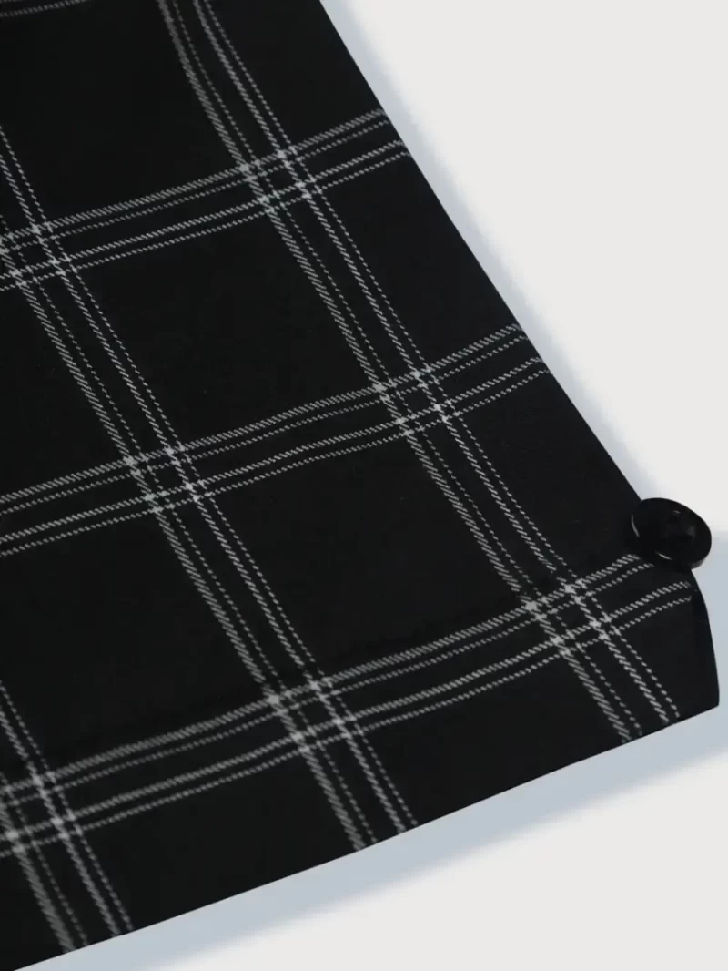 Gini & Jony Boys Black Checks Cotton Half Sleeves Shirt