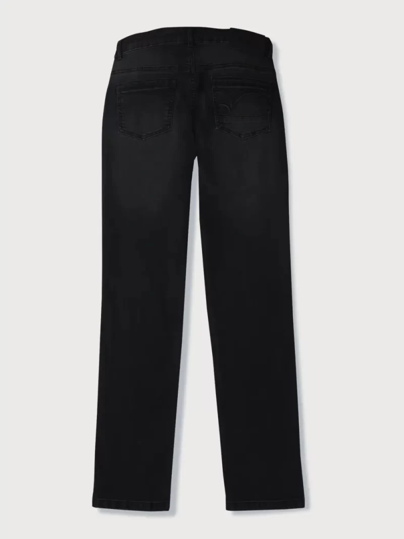 Gini And Jony Boys Black Distressed Denim Jeans Fixed Waist