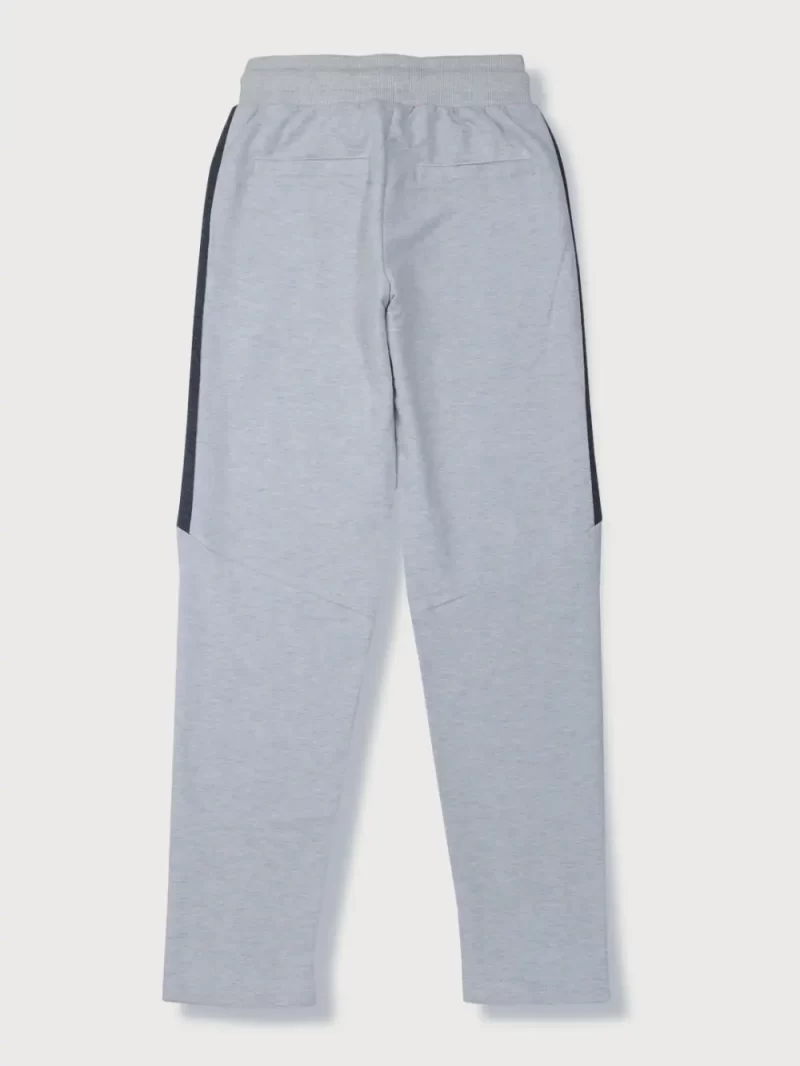 Gini And Jony Boys Grey Typographic Print Cotton Track Pant Elasticated