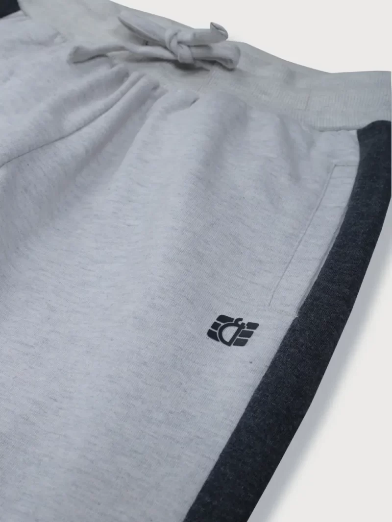 Gini And Jony Boys Grey Typographic Print Cotton Track Pant Elasticated