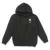 Gini & Jony Boys Black Solid Fleece Full Sleeves Knits Jacket