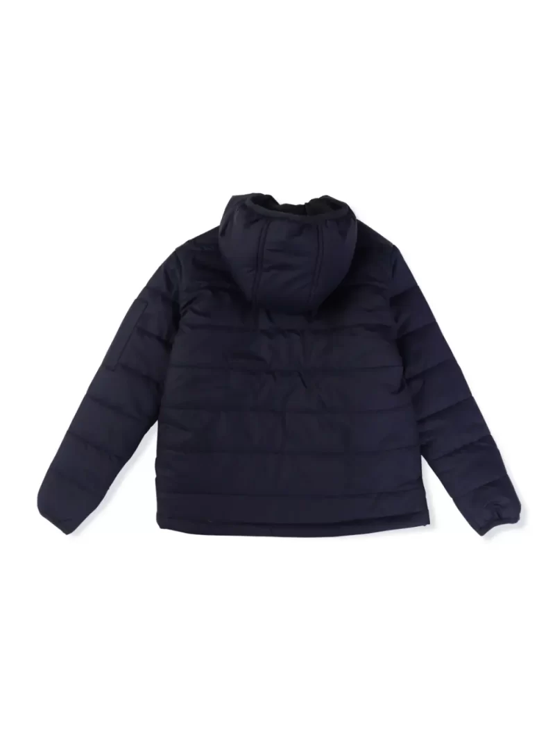 Gini And Jony Boys Navy Solid Taffeta Heavy Winter Jacket Full Sleeves