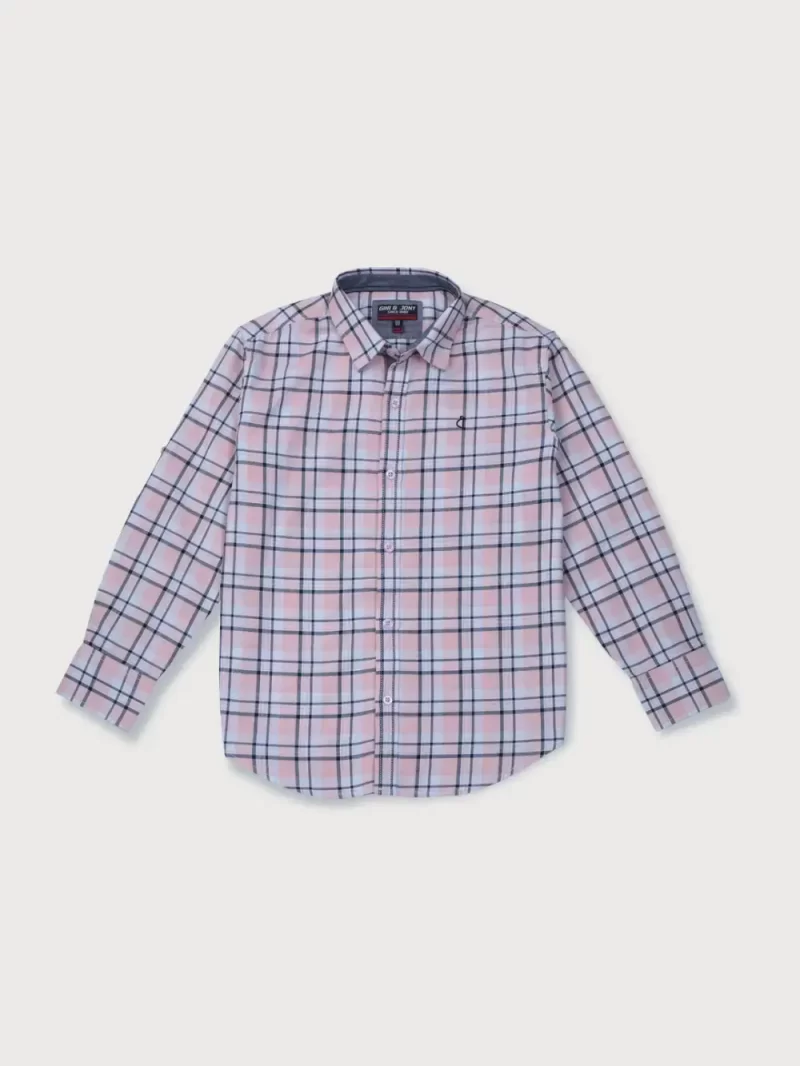 Gini And Jony Boys Solid Cotton Shirt