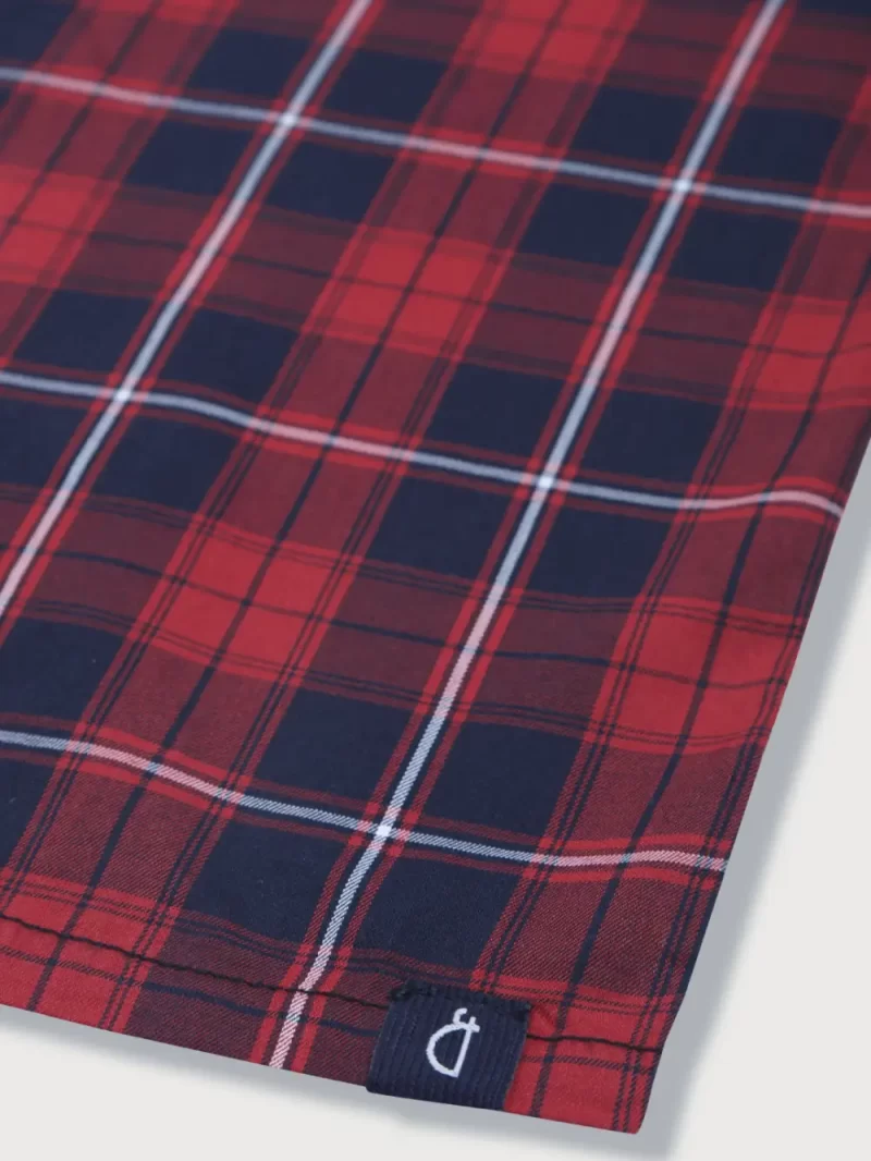 Gini & Jony Boys Red Checks Cotton Full Sleeves Shirt