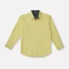 Gini And Jony Boys Solid Cotton Shirt