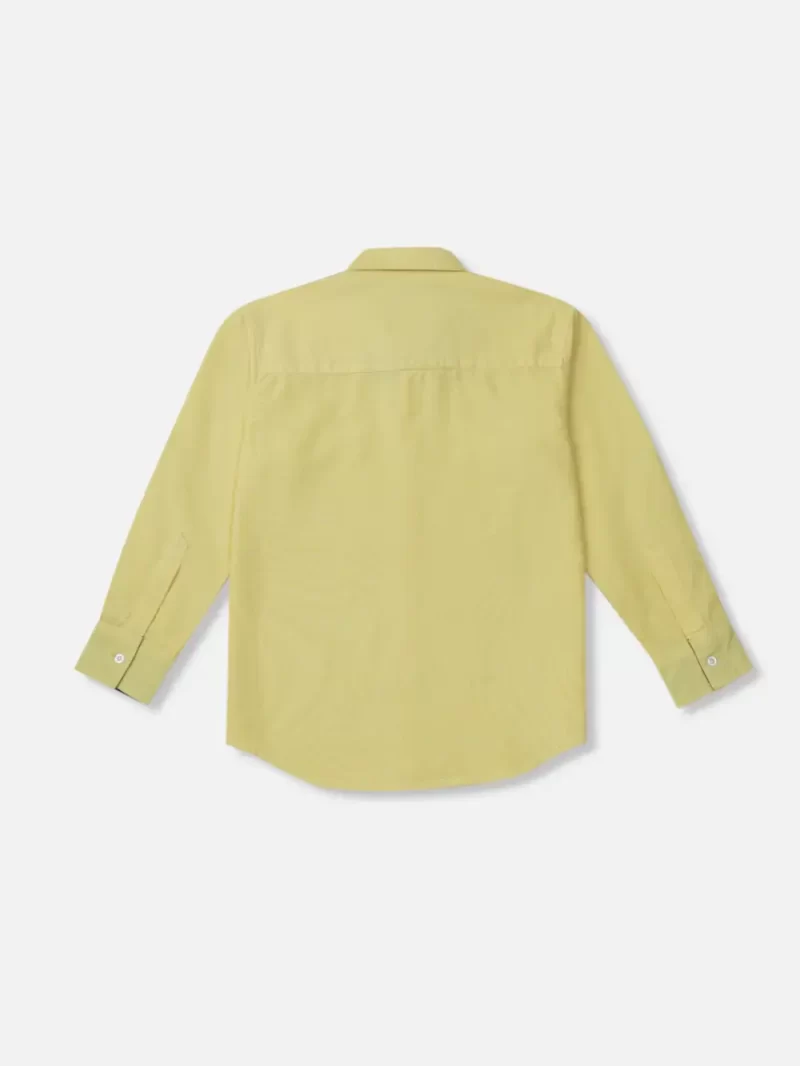 Gini And Jony Boys Solid Cotton Shirt