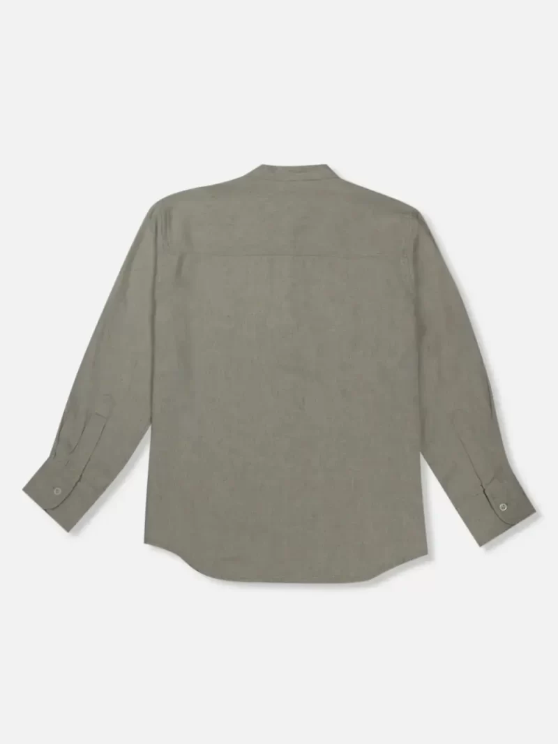 Gini And Jony Boys Solid Cotton Shirt