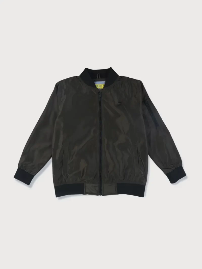 Typography Lightweight Varsity Jacket