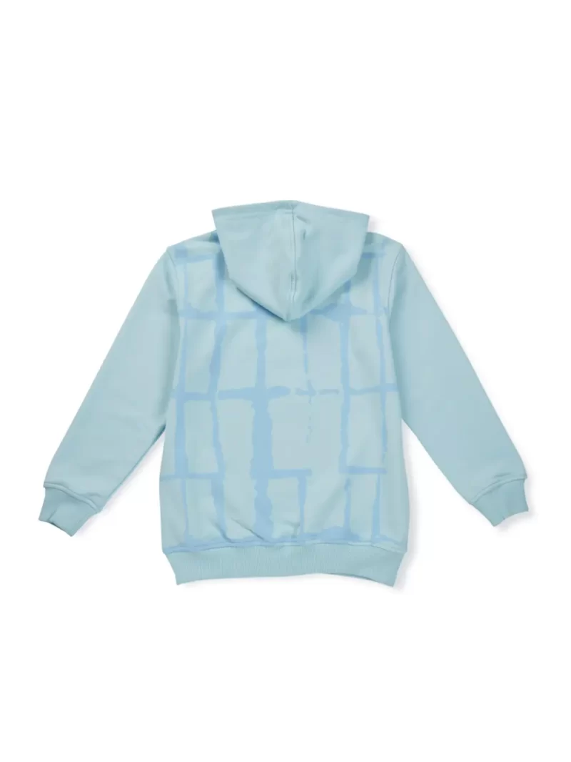 Boys Blue Cotton Printed Sweatshirt