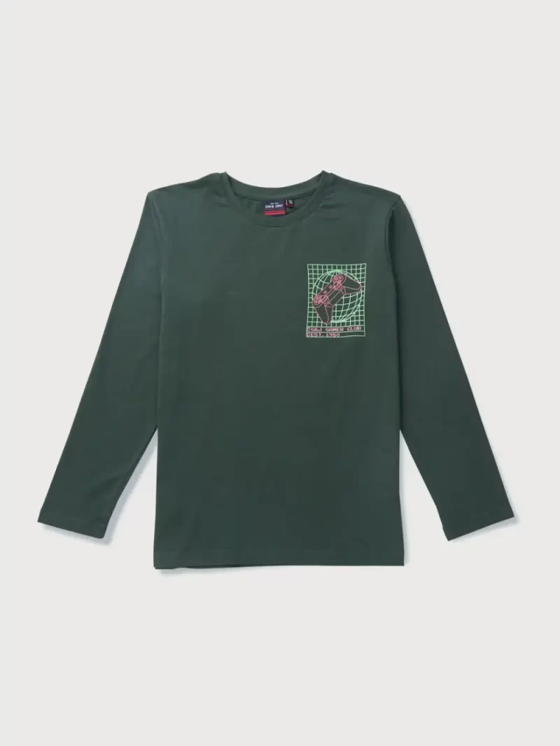 Gini & Jony 
Boys Printed Cotton Blend Regular T Shirt
