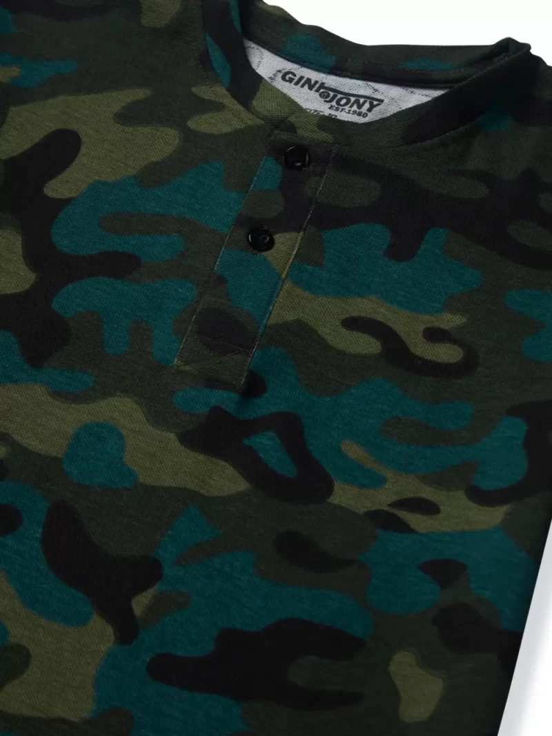 Gini & Jony 
Boys Printed Cotton Blend Regular T Shirt