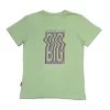 Gini And Jony Boys Green Printed Cotton T-Shirt Half Sleeves