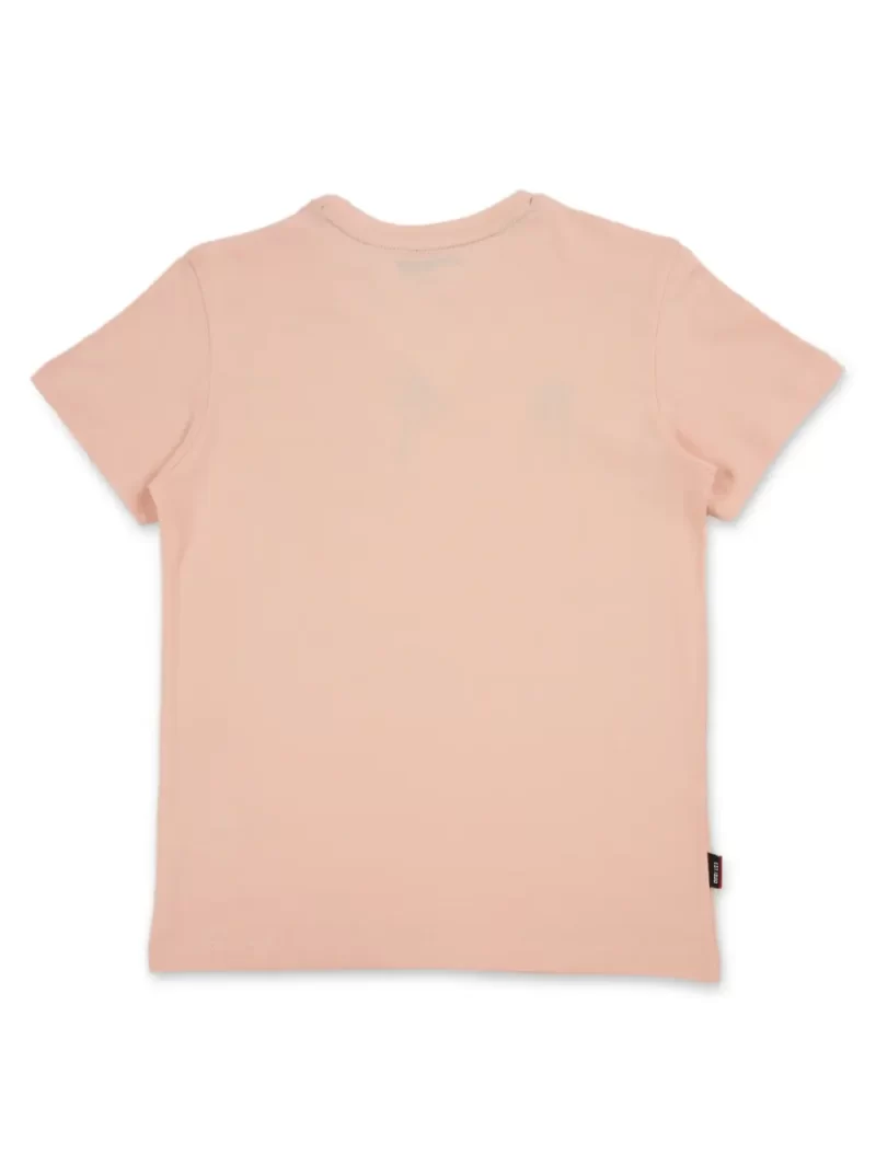 Gini & Jony Boys Pink Solid Cotton Half Sleeves T-Shirt