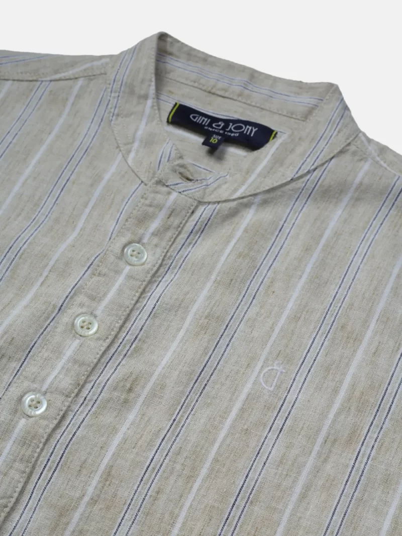 Gini And Jony Boys Navy Typographic Print Cotton Polo T-Shirt Half Sleeves