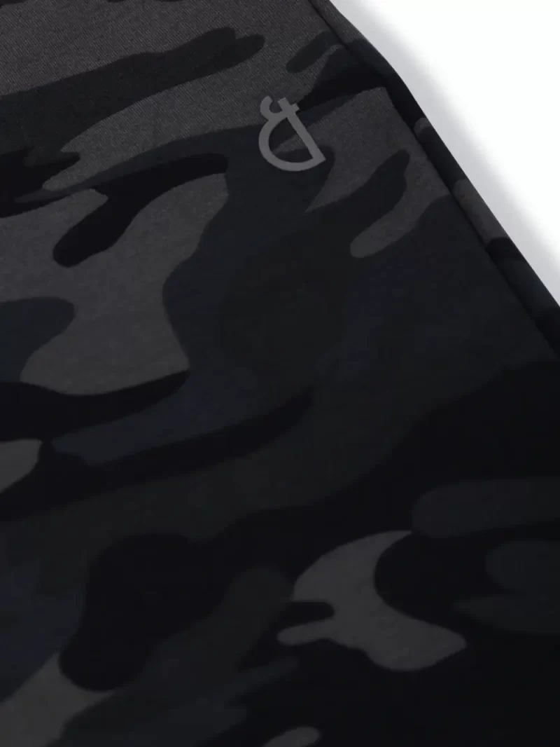 Gini & Jony Boys Grey Printed Cotton Bermuda Elasticated