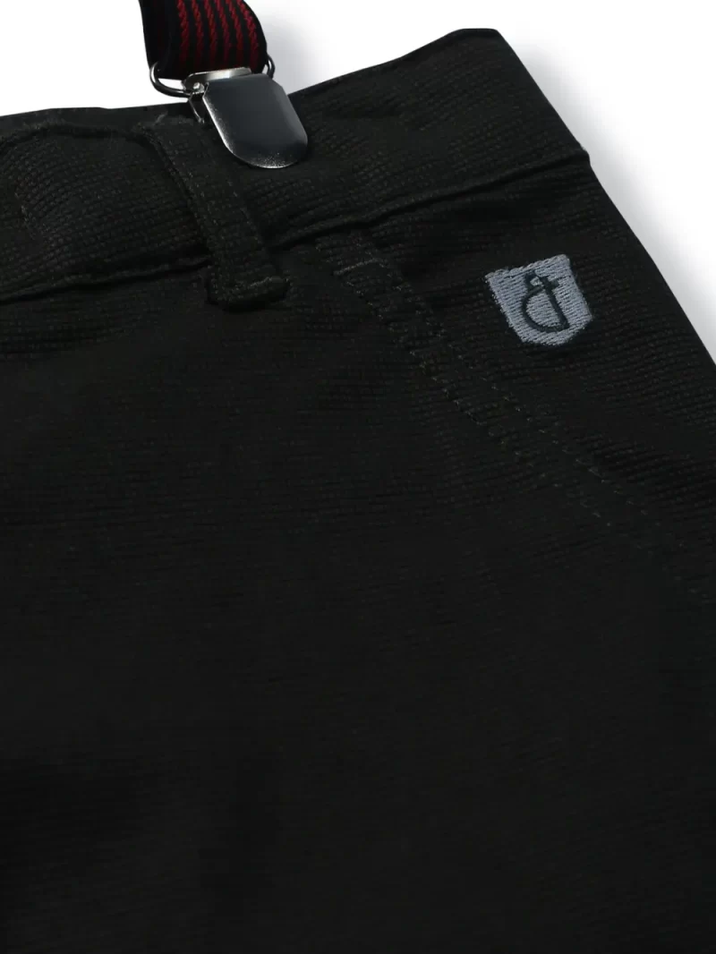 Gini And Jony Boys Grey Solid Cotton Bermuda Fixed Waist