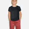 Gini And Jony Boys Pink Solid Cotton Shorts Fixed Waist