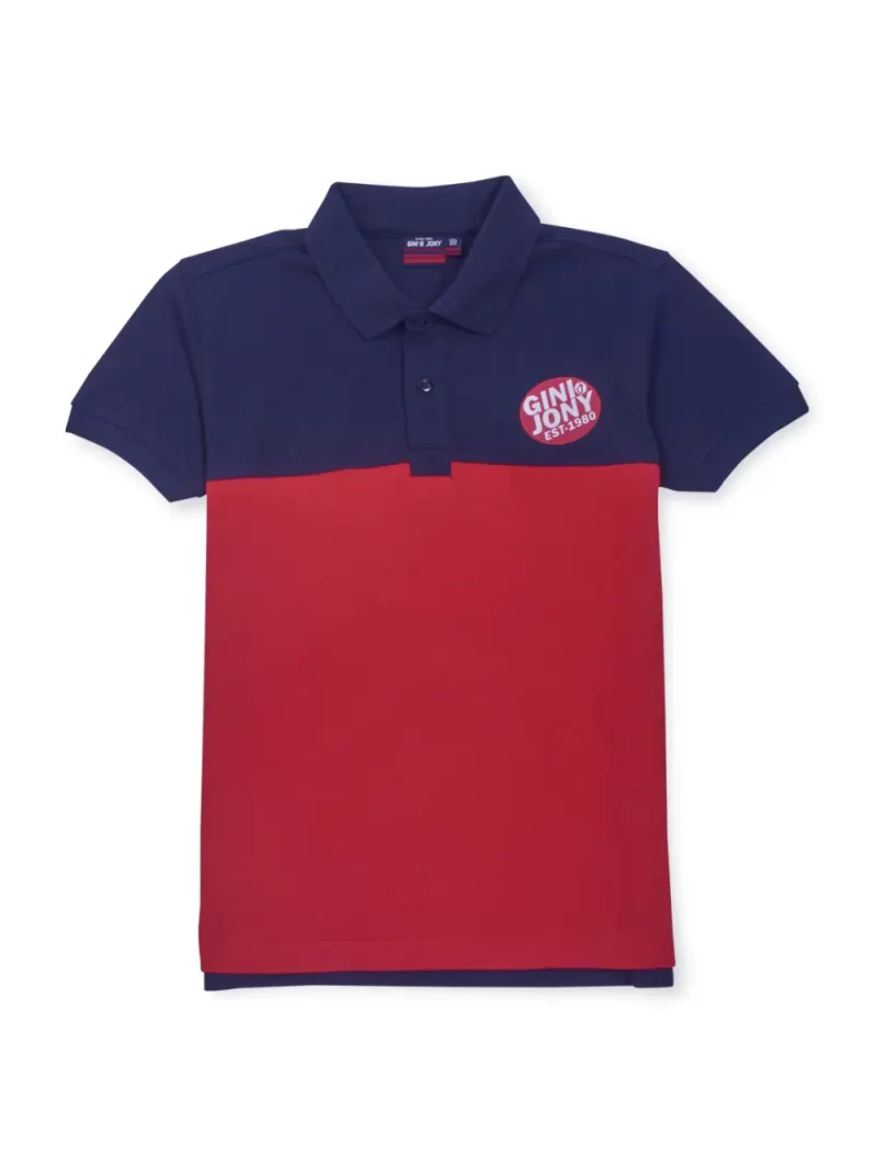 Gini & Jony Boy'S Solid Regular Fit T-Shirt