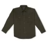 Gini & Jony Boys Brown Solid Cotton Full Sleeves Shirt