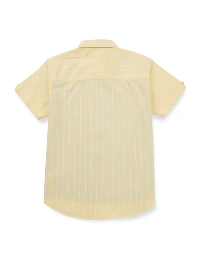 Gini And Jony Boys Solid Cotton Shirt