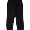 Gini & Jony Boys Black Solid Cotton Elasticated Trouser