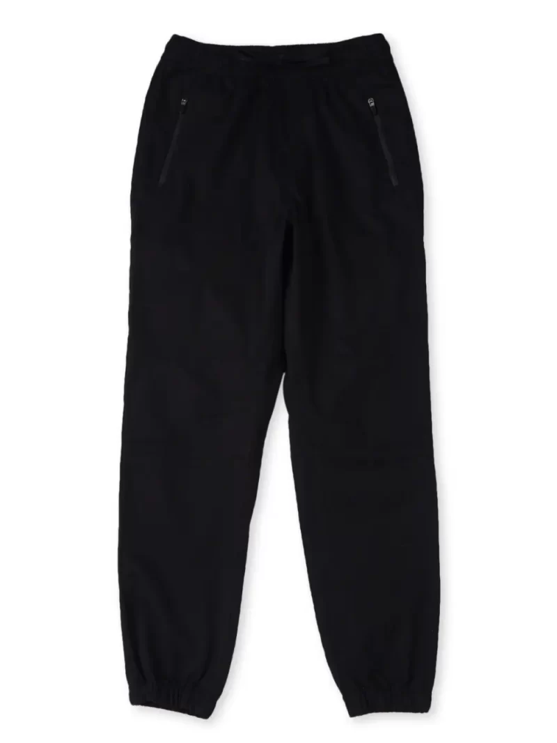 Gini & Jony Boys Black Solid Cotton Elasticated Trouser