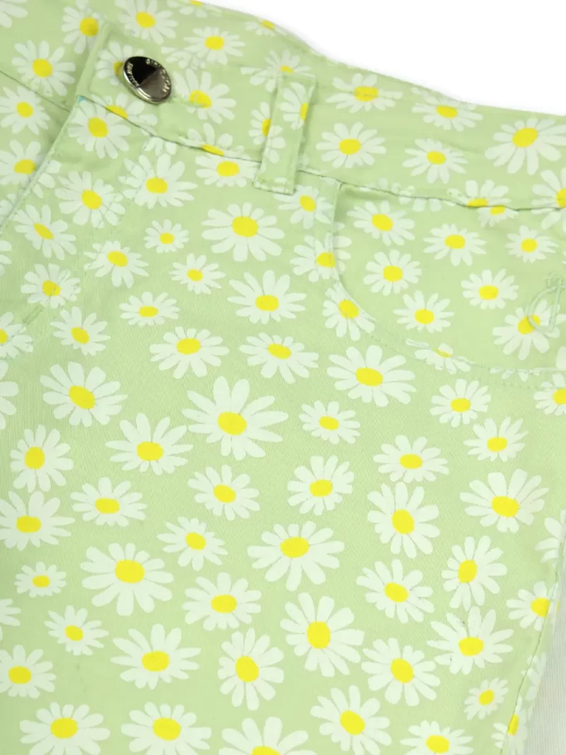 Gini & Jony Girls Solid Cotton Elasticated Shorts