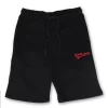 Gini And Jony Boys Black Solid Cotton Bermuda Elasticated 3-4Y