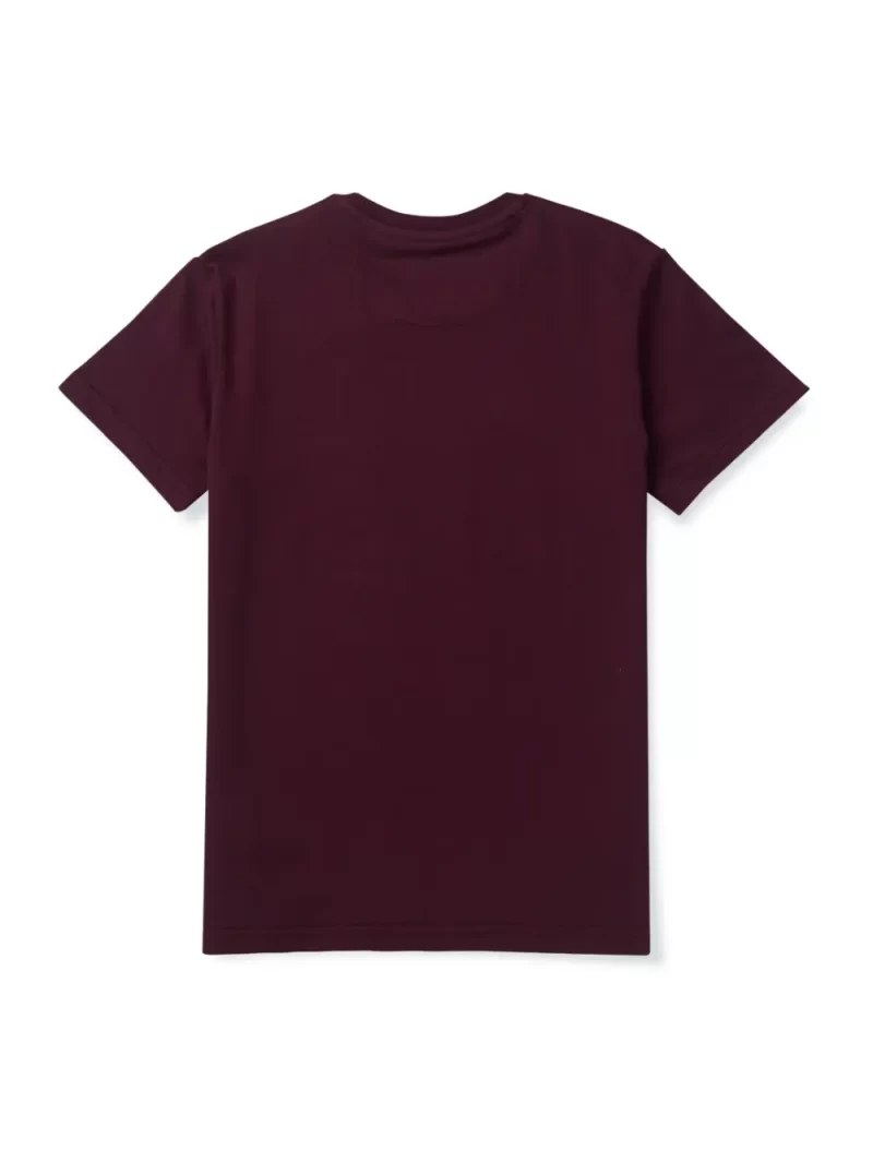 Gini And Jony Boys Red Printed Cotton Half Sleeves T-Shirt