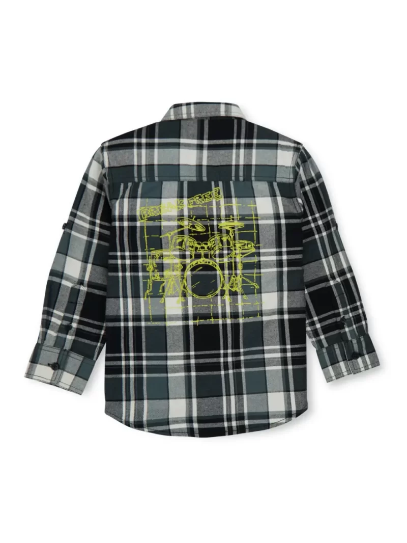 Gini & Jony Boys Multicolor Checks Cotton Full Sleeves Shirt