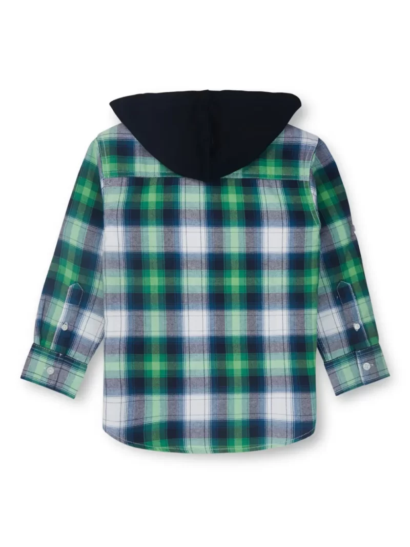 Gini And Jony Boys Yellow Checkered Woven Full Sleeves Shirt