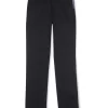 Gini And Jony Boys Black Solid Woven Fixed Waist Trouser