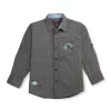 Gini And Jony Boys Solid Cotton Shirt
